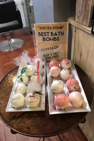 assorted bath bombs