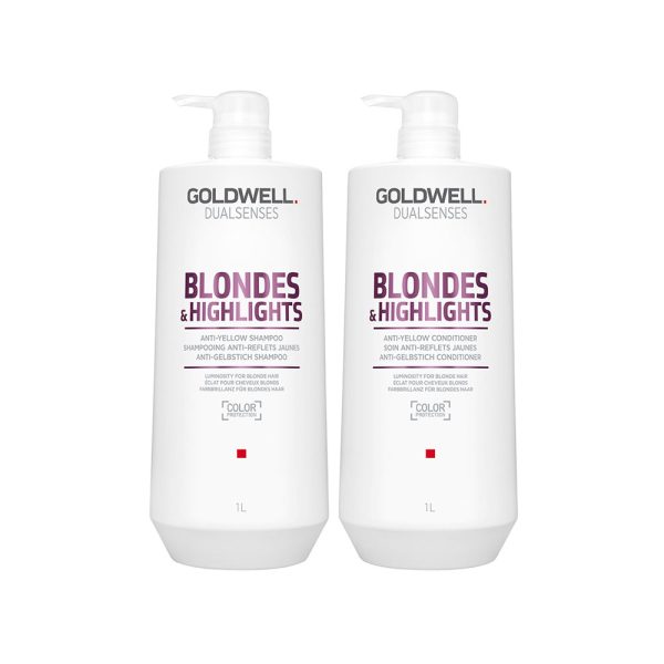 dual senses blondes & highlights shampoo and conditioner
